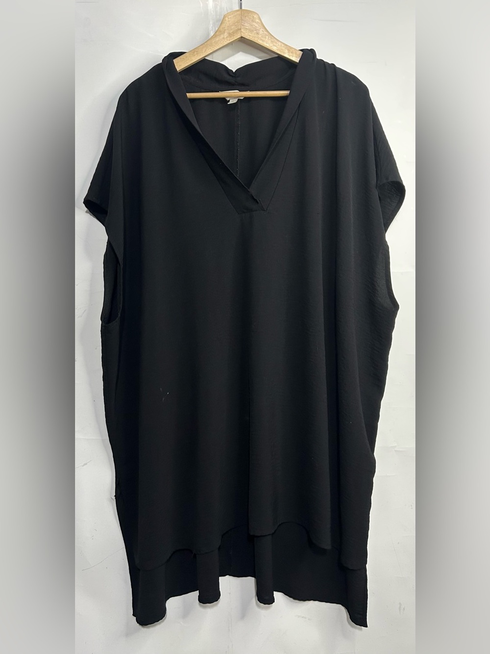 5 for $25🔥Terra & Sky Black Tunic Shirt‎ 4XL (28W-30W)
